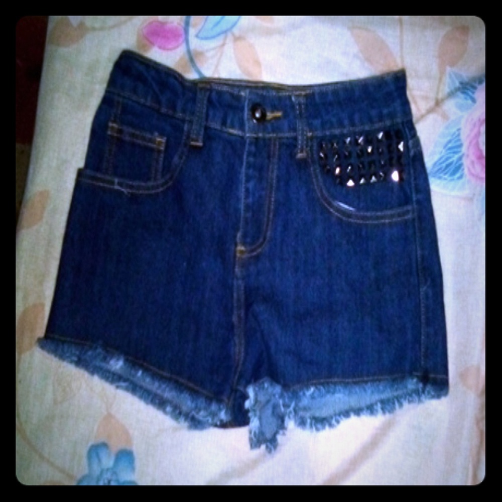 Denim shorts